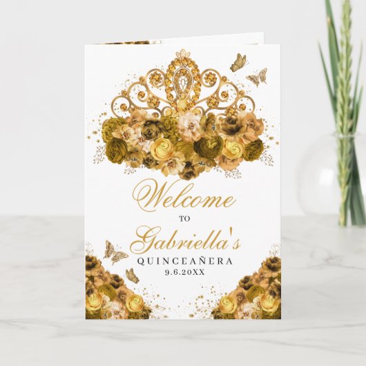 金ゴールドプリンセスティアラキンセアニェラ計画 招待状 (正面)