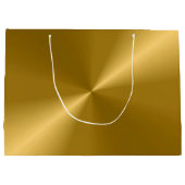 金ゴールドプリント抱き枕 ラージペーパーバッグ (裏面)
