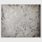 金ゴールドプリント金属包み紙 ラッピングペーパー (フラット)