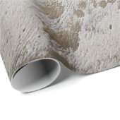 金ゴールドプリント金属包み紙 ラッピングペーパー (ロールコーナー)