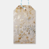 金ゴールドプリント金属 ギフトタグ (裏面)