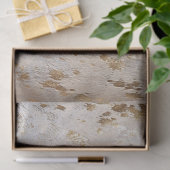 金ゴールドプリント金属 薄葉紙 (ギフト)