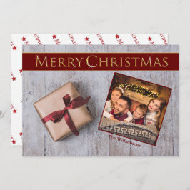 金ゴールドプレゼントSnowy Deck写真 シーズンカード