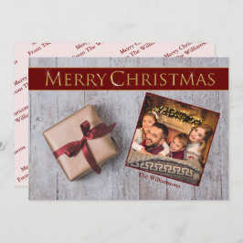 金ゴールドプレゼントSnowy Deck写真 シーズンカード