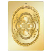 金ゴールドプレート クリップボード (裏面)