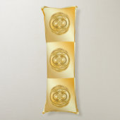 金ゴールドプレート ボディピロー (正面縦)