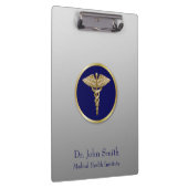 金ゴールドプロフェッショナルカドゥセスメディカルブルー クリップボード (右)