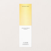 金ゴールドプロフェッショナルモダンモノグラムエレガントシンプル 名刺 (内部フラット)