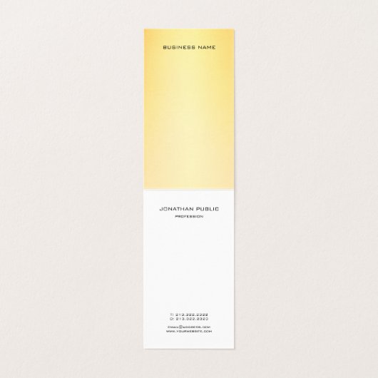 金ゴールドプロフェッショナルモダンモノグラムエレガントシンプル 名刺 (内部フラット)