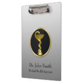 金ゴールドプロフェッショナル衛生ボウル医療 クリップボード (左)