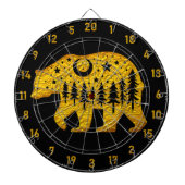 金ゴールドベアダーツボード:ゲームチェンジャー ダーツボード (正面)