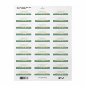 金ゴールドベイリーフガーランド ラベル (フルシート)