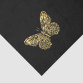 金ゴールドベクター蝶ブラックカラー 薄葉紙 (詳細)