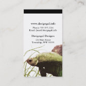 金ゴールドベッタシャムの戦闘魚 名刺 (裏面)