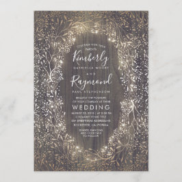 金ゴールドベビーズブレスリース |国素朴の結婚式 招待状