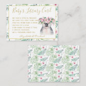 金ゴールドベビー図書図書リクエストKoala Bearフローラ エンクロージャーカード (正面/裏面)