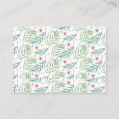 金ゴールドベビー図書図書依頼キラフェボホフローラ エンクロージャーカード (裏面)