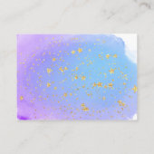 金ゴールドベビー図書書要求Twinkleスターディアー エンクロージャーカード (裏面)