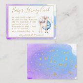 金ゴールドベビー図書書要求Twinkleスターディアー エンクロージャーカード (正面/裏面)