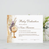 金ゴールドベビー献身証明書、バプテスマ (スタンド正面)