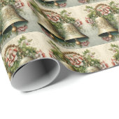 金ゴールドベルエレガンスホリデーギフト ラッピングペーパー (ロールコーナー)