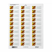 金ゴールドベルズメリークリスマス ラベル (フルシート)