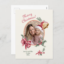 金ゴールドベルピンク弓フォトクリスマス