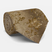 金ゴールドベルベットシリーズデザイン10 ネクタイ (ロール)