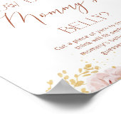 金ゴールドベージュガーデンどのように大きいかママのベリーゲーム ポスター (角)