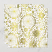 金ゴールドペイズリーパターン (正面/裏面)