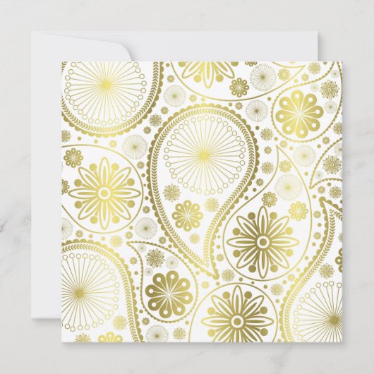 金ゴールドペイズリーパターン (正面)