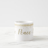 金ゴールドペタイトスターズピースエスプレッソマグ エスプレッソカップ (正面)