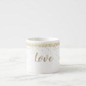 金ゴールドペタイトスターズラブエスプレッソマググ エスプレッソカップ (正面)