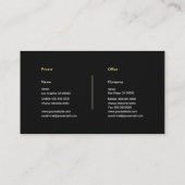 金ゴールドペニー農場 名刺 (裏面)