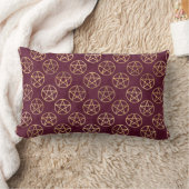 金ゴールドペンタグラム ランバークッション (ブランケット)