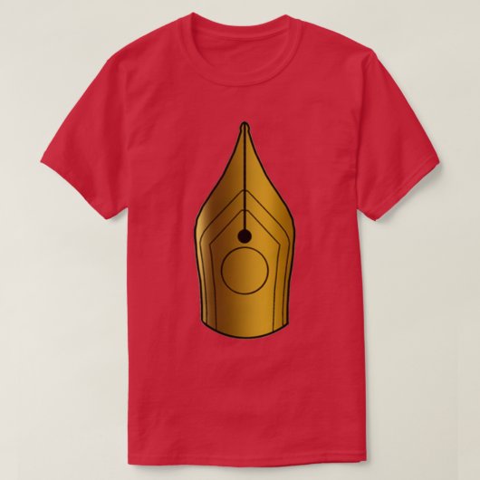 金ゴールドペンミニマル先 Tシャツ (デザイン正面)