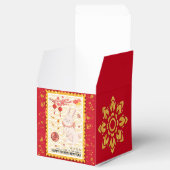 金ゴールドペーパーカット2023中国のウサギ新年レッド フェイバーボックス (オープン)