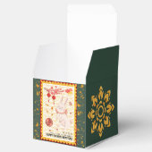 金ゴールドペーパーカット2023中国のラビットニューイヤーグリーン フェイバーボックス (オープン)