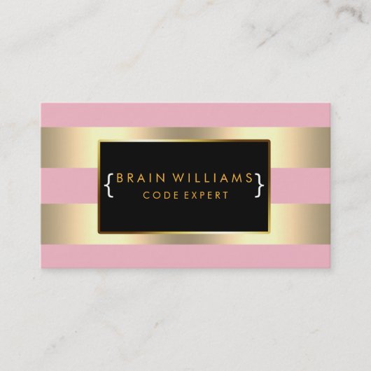 金ゴールドホイフェイクルくもの巣コンピュータプロフェッショナルエレガント 名刺 (正面)