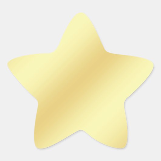 金ゴールドホイフェイクルシール 星シール (正面)