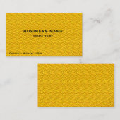 金ゴールドホイルのデザインのカスタムはあなたの名刺を作ります 名刺 (正面/裏面)