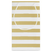 金ゴールドホイルの光沢のあるギフトバッグ スモールペーパーバッグ (裏面)