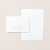 金ゴールドホイルの点および名前及びテーブルいいえ 箔カード (ディスプレー)