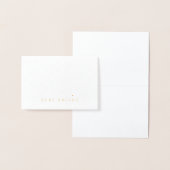 金ゴールドホイルの点および名前 箔カード (ディスプレー)