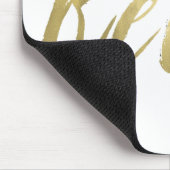 金ゴールドホイルはリラックスします マウスパッド (コーナー)