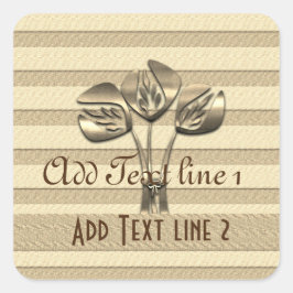 金ゴールドホリデイズヴィベ スクエアシール