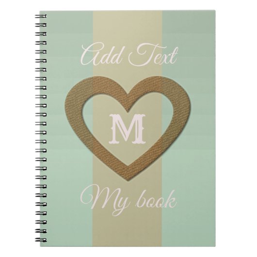 金ゴールドホリデイズヴィベ ノートブック (正面)