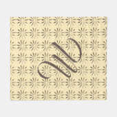 金ゴールドホリデイズヴィベ フリースブランケット (正面(横))