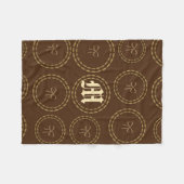 金ゴールドホリデイズヴィベ フリースブランケット (正面(横))