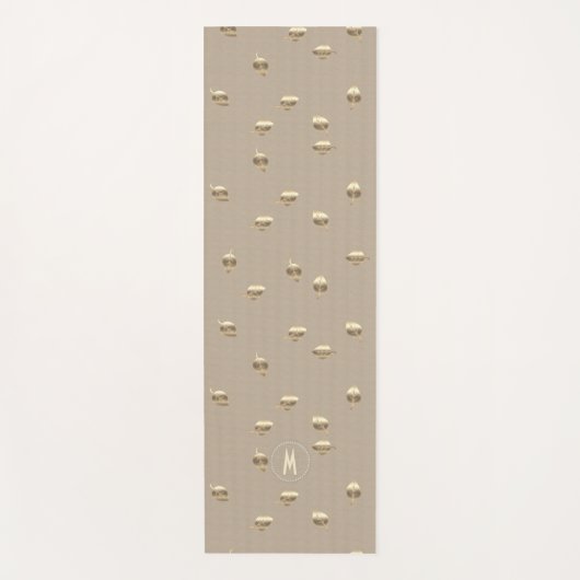 金ゴールドホリデイズヴィベ ヨガマット (正面)